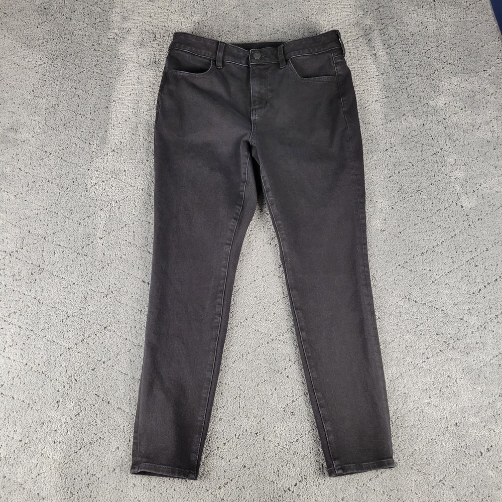 American Eagle Jeans Womens 8S Short Black High Rise Jegging Dream Stretch Denim